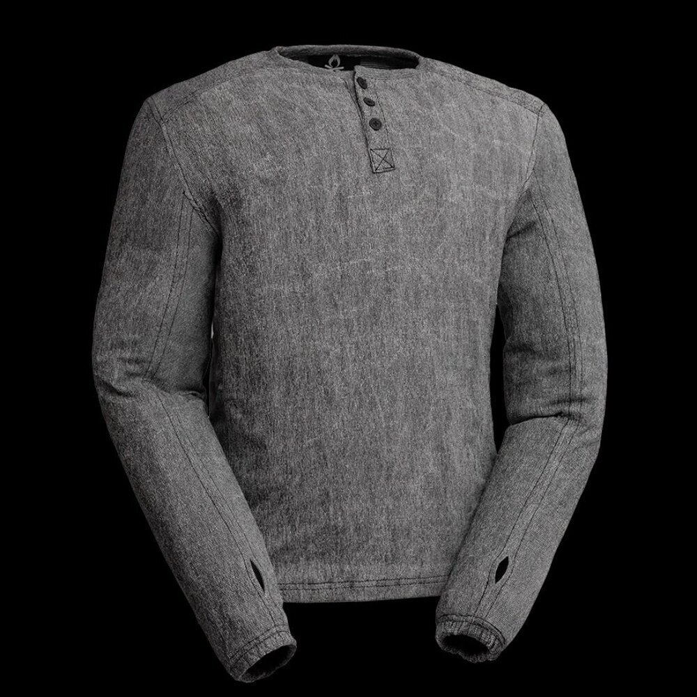 First MFG. Co. - FMCo Base Layer Henley Mens Shirt - Sz. L - 3x Warmer than Wool - Picture 2 of 9